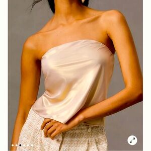 Anthropologie Shine Tube Top
